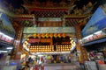 Dianji Temple and Keelung Miaokou night market in Keelung, Royalty Free Stock Photo