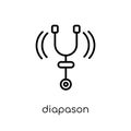 Diapason icon from Music collection.