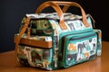 diaper bag with compartments for supplies