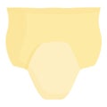 Diaper skin icon cartoon vector. Adult baby