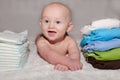 Diapers: Cloth vs. Disposable Royalty Free Stock Photo