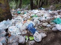 Diapers waste on earth