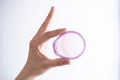 Diaphragm Vaginal Contraceptive Ring. Spermicide Contraception