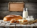 Dairy and bread products