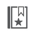 diary icon - Bookmark book icon - library icon