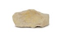 Diatomite stone on white background.