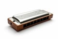Diatonic Harmonica Closeup Royalty Free Stock Photo