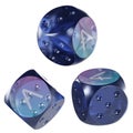 Dice Aave Glass Dice Crypto 3D Icon