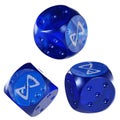 Dice Axie Infinity ,AXS Glass Dice Crypto 3D Icon