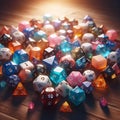Dice for board games, Ai generated image Royalty Free Stock Photo