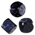 Dice Cosmos ,ATOM Glass Dice Crypto 3D Icon