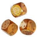 Dice Dai Glass Dice Crypto 3D Icon