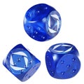 Dice Ethereum Name Service ,ENS Glass Dice Crypto 3D Icon