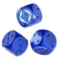 Dice Ethereum Name Service ,ENS Glass Dice Crypto 3D Icon