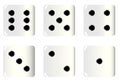 Dice Faces Royalty Free Stock Photo
