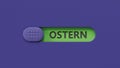 dice form the German word OSTERN (EASTER in English) . Royalty Free Stock Photo