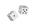 Dice, game, casino icon. Vector illustration. Gambling