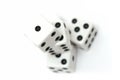 Dice highkey Royalty Free Stock Photo