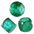 Dice Kyber Network Crystal v2 ,KNC Glass Dice Crypto 3D Icon