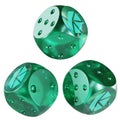 Dice Kyber Network Crystal v2 ,KNC Glass Dice Crypto 3D Icon