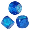 Dice Lido Staked ETH ,stETH Glass Dice Crypto 3D Icon