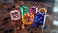 Dice Multicolored Game Die Chance Luck Gamble Win Lose