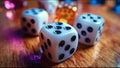 Dice Multicolored Game Die Chance Luck Gamble Win Lose