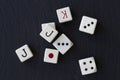 Dice pieces