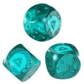 Dice PlayDapp ,PLA Glass Dice Crypto 3D Icon