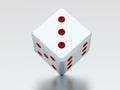 Dice risk rendered Royalty Free Stock Photo