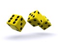 Dice roll Royalty Free Stock Photo