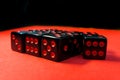Dice Stack Gambling Concept Royalty Free Stock Photo