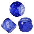 Dice Status ,SNT Glass Dice Crypto 3D Icon Royalty Free Stock Photo