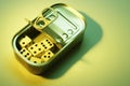 Dice in Tin Can Royalty Free Stock Photo