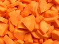 Diced Carrot roots