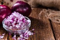 Diced Red Onion Royalty Free Stock Photo