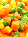 Diced vegetables