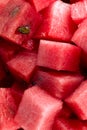 Diced watermelon bio