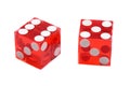 Dices of the casino Royalty Free Stock Photo