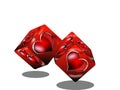 Dices of love Royalty Free Stock Photo