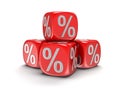 Dices with percent sign