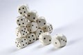 Dices pyramid Royalty Free Stock Photo