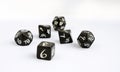 Dices for rpg, board games, tabletop games or dungeons and dragons. Royalty Free Stock Photo