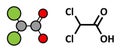 Dichloroacetic acid (DCA). Dichloroacetate salts inhibit the enzyme pyruvate dehydrogenase kinase and are evaluated in the