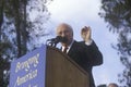 Cheney at a Bush/Cheney campaign rally in Costa Mesa, CA, 2000