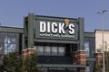 Dick`s Sporting Goods retail location. Despite banning gun sales, Dick`s Sporting Goods continues to be a good investment Royalty Free Stock Photo