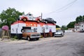 Dick`s Towing roadside attraction in the US Route 66. Royalty Free Stock Photo