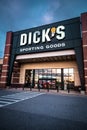 Dicks Sporting Goods store sign and logo Royalty Free Stock Photo