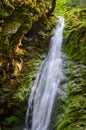 Dickson Falls waterfall in Fundy National Park, New Brunswick, Canada - Canadian Landscape Travel Destination