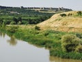 Dicle River , diyarbakir city walls , Hevsel gardens and diyarbakir castle surici all together